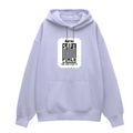 Oversized Hoodie | Relaxed Fit, Drop-Shoulder | 400 GSM Fabric | Warm, Durable | Unisex | Personalized | DTF | Minimalist | Trust | Friendship | Friendship Day - front - Lavender - mockup 1