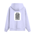 Oversized Hoodie | Relaxed Fit, Drop-Shoulder | 400 GSM Fabric | Warm, Durable | Unisex | Personalized | DTF | Minimalist | Trust | Friendship | Friendship Day - back - Lavender - mockup 2