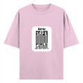Oversized Standard T-Shirt | Unisex Relaxed Fit | 100% Super Combed Cotton DTG | Soft, Breathable & Durable | Adult | Personalized | DTG | Minimalist | Trust | Friendship | Friendship Day - front - Light Baby Pink - mockup 1