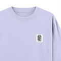 Oversized Standard T-Shirt | Unisex Oversized Fit | 180 GSM 100% Super Combed Cotton | DTF Print | Soft & Durable | Personalized | DTF | Minimalist | Trust | Friendship | Friendship Day - right pocket - Lavender - mockup 4