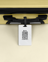 Luggage Tag | Travel Accessory | Acrylic UV Printed Double-Sided | Secure Strap, Glossy, Durable | Unisex | Personalized | Minimalist | Trust | Friendship | Friendship Day