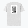 Men's V-Neck T-Shirt | Regular Fit | 180 GSM Bio-Washed Cotton | DTG Print | Durable | Personalized | DTG | Minimalist | Trust | Friendship | Friendship Day - back - White - mockup 2