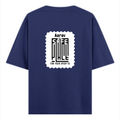 Oversized Classic T-Shirt | Unisex Fit | 100% Super-Combed Cotton | Pre-Shrunk, Double-Stitched | Adults | Personalized | DTF | Minimalist | Trust | Friendship | Friendship Day - back - Royal Blue - mockup 2