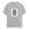 Classic Crew T-Shirt | Men's Regular Fit | 180 GSM Bio-Washed Cotton | DTG Print Ready | Double-Stitched & Ribbed Neck | Personalized | DTG | Minimalist | Trust | Friendship | Friendship Day - front - Grey Melange - mockup 1