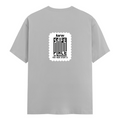 Classic Crew T-Shirt | Men's Regular Fit | 180 GSM Bio-Washed Cotton | DTG Print Ready | Double-Stitched & Ribbed Neck | Personalized | DTG | Minimalist | Trust | Friendship | Friendship Day - back - Grey Melange - mockup 2