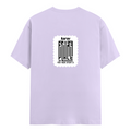 Classic Crew T-Shirt | Men's Regular Fit | 180 GSM Bio-Washed Cotton | DTG Print Ready | Double-Stitched & Ribbed Neck | Personalized | DTG | Minimalist | Trust | Friendship | Friendship Day - back - Lavender - mockup 2