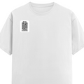 Classic Crew T-Shirt | Men's Regular Fit | 180 GSM Bio-Washed Cotton | DTG Print Ready | Double-Stitched & Ribbed Neck | Personalized | DTG | Minimalist | Trust | Friendship | Friendship Day - right pocket - White - mockup 4