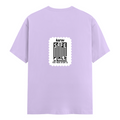 Female Classic Crew T-Shirt | Women's Regular Fit | 180 GSM Bio-Washed Cotton | Double Stitched, Pre-Shrunk | Personalized | DTG | Minimalist | Trust | Friendship | Friendship Day - back - Lavender - mockup 2