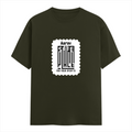 Men's Classic Crew T-Shirt | Regular Fit | 180 GSM Bio-Washed Cotton | DTF Print Ready | Pre-Shrunk, Durable | Personalized | DTF | Minimalist | Trust | Friendship | Friendship Day - front - Olive Green - mockup 1
