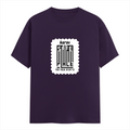 Men's Classic Crew T-Shirt | Regular Fit | 180 GSM Bio-Washed Cotton | DTF Print Ready | Pre-Shrunk, Durable | Personalized | DTF | Minimalist | Trust | Friendship | Friendship Day - front - Purple - mockup 1