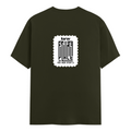 Men's Classic Crew T-Shirt | Regular Fit | 180 GSM Bio-Washed Cotton | DTF Print Ready | Pre-Shrunk, Durable | Personalized | DTF | Minimalist | Trust | Friendship | Friendship Day - back - Olive Green - mockup 2