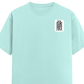 Men's Classic Crew T-Shirt | Regular Fit | 180 GSM Bio-Washed Cotton | DTF Print Ready | Pre-Shrunk, Durable | Personalized | DTF | Minimalist | Trust | Friendship | Friendship Day - left pocket - Mint - mockup 3