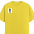 Men's Classic Crew T-Shirt | Regular Fit | 180 GSM Bio-Washed Cotton | DTF Print Ready | Pre-Shrunk, Durable | Personalized | DTF | Minimalist | Trust | Friendship | Friendship Day - right pocket - New Yellow - mockup 4