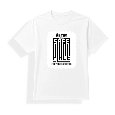 Unisex Jersey T-Shirt (Sublimation) | Personalized | Sublimation | Minimalist | Trust | Friendship | Friendship Day - front - mockup 1