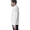 Pullover Hoodie | Unisex Regular Fit | Tri-Layer Cotton Blend | DTG Print Ready | All-Season Comfort, Durable | Adults | Personalized | DTG | Minimalist | Trust | Friendship | Friendship Day - left sleeve - White - mockup 5