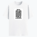 Cotton Stretch T-Shirt | Unisex Fit | 95% Cotton 5% Spandex Blend | DTG Print | Stretchable, Breathable, 240 GSM | Adults | Personalized | DTG | Minimalist | Trust | Friendship | Friendship Day - front - White - mockup 1