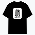 Cotton Stretch T-Shirt | Unisex Fit | 95% Cotton 5% Spandex Blend | Stretchable, Breathable | Adults | Personalized | DTG | Minimalist | Trust | Friendship | Friendship Day - front - Black - mockup 1