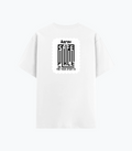 Cotton Stretch T-Shirt | Unisex Fit | 95% Cotton 5% Spandex Blend | Stretchable, Breathable | Adults | Personalized | DTG | Minimalist | Trust | Friendship | Friendship Day - back - White - mockup 2