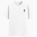 Cotton Stretch T-Shirt | Unisex Fit | 95% Cotton 5% Spandex Blend | Stretchable, Breathable | Adults | Personalized | DTG | Minimalist | Trust | Friendship | Friendship Day - left pocket - White - mockup 3