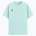Cotton Stretch T-Shirt | Unisex Fit | 95% Cotton 5% Spandex Blend | Stretchable, Breathable | Adults | Personalized | DTG | Minimalist | Trust | Friendship | Friendship Day - DTG Print - right pocket - Mint - mockup 4