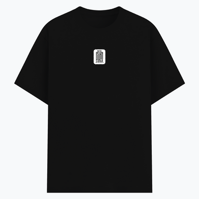 Basic T-Shirt | Unisex XS-2XL | Soft Poly-Cotton Blend | Durable Stitching | Everyday Wear | Personalized | DTG | Minimalist | Trust | Friendship | Friendship Day - front - Black - mockup 1
