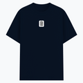 Basic T-Shirt | Unisex XS-2XL | Soft Poly-Cotton Blend | Durable Stitching | Everyday Wear | Personalized | DTG | Minimalist | Trust | Friendship | Friendship Day - front - Navy melange - mockup 1