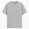 Basic T-Shirt | Unisex Fit XS-2XL | Poly-Cotton Blend Soft Finish | Durable Stitching Lycra Rib Neck | Adults | Personalized | DTG | Minimalist | Trust | Friendship | Friendship Day - front - Grey Melange - mockup 1