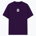 Basic T-Shirt | Unisex Fit XS-2XL | Poly-Cotton Blend Soft Finish | Durable Stitching Lycra Rib Neck | Adults | Personalized | DTG | Minimalist | Trust | Friendship | Friendship Day - front - Purple - mockup 1