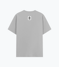 Basic T-Shirt | Unisex Fit XS-2XL | Poly-Cotton Blend Soft Finish | Durable Stitching Lycra Rib Neck | Adults | Personalized | DTG | Minimalist | Trust | Friendship | Friendship Day - back - Grey Melange - mockup 2