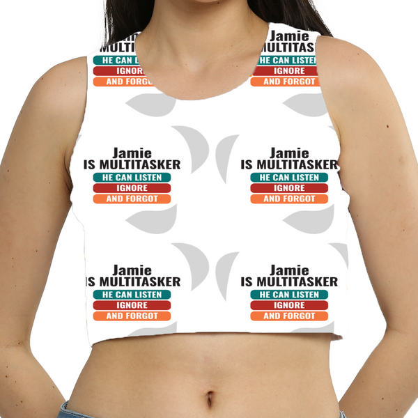 Personalized Graphic Design Sports Bra Printing,embroidery with Custom Name