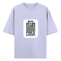 Oversized Standard T-Shirt | Relaxed Fit Unisex | 100% Super Combed Cotton DTG Print | Soft Durable Breathable | Adult | Personalized | DTG | Minimalist | Trust | Friendship | Friendship Day - front - Lavender - mockup 1