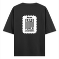 Oversized Classic T-Shirt | Unisex Oversized Fit | 100% Super-Combed Cotton, 240 GSM | Pre-Shrunk, Double-Stitched | Unisex | Personalized | DTG | Minimalist | Trust | Friendship | Friendship Day - back - Black - mockup 2