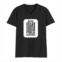 Men's V-Neck T-Shirt | Regular Fit | 180 GSM Bio-Washed Cotton | DTG Print | Double Stitched, Pre-Shrunk | Personalized | DTG | Minimalist | Trust | Friendship | Friendship Day