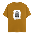 Men's Classic Crew T-Shirt | Regular Fit | 180 GSM Bio-Washed Cotton | DTG Printed | Double-Stitched Seams | Personalized | DTG | Minimalist | Trust | Friendship | Friendship Day - front - Mustard Yellow - mockup 1