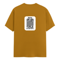 Men's Classic Crew T-Shirt | Regular Fit | 180 GSM Bio-Washed Cotton | DTG Printed | Double-Stitched Seams | Personalized | DTG | Minimalist | Trust | Friendship | Friendship Day - back - Mustard Yellow - mockup 2