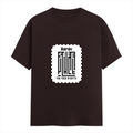 Female Classic Crew T-Shirt | Women's Regular Fit | 180 GSM Bio-Washed Cotton Blend | Double Stitched Seam | Folded Neck | Women | Personalized | DTG | Minimalist | Trust | Friendship | Friendship Day - front - Coffee Brown - mockup 1