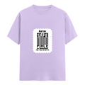 Female Classic Crew T-Shirt | Women's Regular Fit | 180 GSM Bio-Washed Cotton Blend | Pre-Shrunk, Double Stitched | Women | Personalized | DTG | Minimalist | Trust | Friendship | Friendship Day - front - Lavender - mockup 1