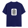 Female Classic Crew T-Shirt | Women's Regular Fit | 180 GSM Bio-Washed Cotton Blend | Pre-Shrunk, Double Stitched | Women | Personalized | DTG | Minimalist | Trust | Friendship | Friendship Day - back - Royal Blue - mockup 2