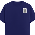 Female Classic Crew T-Shirt | Women's Regular Fit | 180 GSM Bio-Washed Cotton Blend | Pre-Shrunk, Double Stitched | Women | Personalized | DTG | Minimalist | Trust | Friendship | Friendship Day - left pocket - Royal Blue - mockup 3