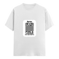 Women's Classic Crew T-Shirt | Regular Fit | 180 GSM Bio-Washed Cotton | DTG Print | Double Stitched | Pre-Shrunk | Personalized | DTG | Minimalist | Trust | Friendship | Friendship Day - front - White - mockup 1