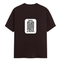Women's Classic Crew T-Shirt | Regular Fit | 180 GSM Bio-Washed Cotton | DTG Print | Double Stitched | Pre-Shrunk | Personalized | DTG | Minimalist | Trust | Friendship | Friendship Day - back - Coffee Brown - mockup 2