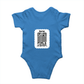 Baby Rompers | 0-12 Months Regular Fit | 180 GSM Bio-Washed Cotton | Double Stitched, Pre-Shrunk | Unisex | Personalized | DTG | Minimalist | Trust | Friendship | Friendship Day - back - Orchid Blue - mockup 2