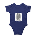 Baby Rompers | 0-12 Months Regular Fit | 180 GSM Bio-Washed Cotton | Double Stitched, Pre-Shrunk | Unisex | Personalized | DTG | Minimalist | Trust | Friendship | Friendship Day - back - Royal Blue - mockup 2
