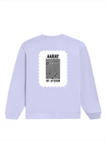 Oversized Sweatshirt | Roomy Relaxed Fit | 400 GSM Cotton Blend | Pre-Shrunk Drop Shoulder | Unisex Adult | Personalized | DTF | Bold | Design | Identity | Everyday | Assertive | Unorthodox By Design - back - Lavender - mockup 2