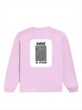 Oversized Sweatshirt | Roomy Relaxed Fit | 400 GSM Cotton Blend | Pre-Shrunk Drop Shoulder | Unisex Adult | Personalized | DTF | Bold | Design | Identity | Everyday | Assertive | Unorthodox By Design - back - Light Baby Pink - mockup 2
