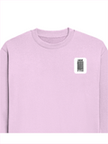Oversized Sweatshirt | Roomy Relaxed Fit | 400 GSM Cotton Blend | Pre-Shrunk Drop Shoulder | Unisex Adult | Personalized | DTF | Bold | Design | Identity | Everyday | Assertive | Unorthodox By Design - left pocket - Light Baby Pink - mockup 3