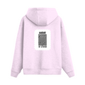 Oversized Hoodie | Relaxed Fit, Drop-Shoulder | 400 GSM Fabric | Warm, Durable | Unisex | Personalized | DTF | Bold | Design | Identity | Everyday | Assertive | Unorthodox By Design - back - Light Baby Pink - mockup 2