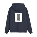 Oversized Hoodie | Relaxed Fit, Drop-Shoulder | 400 GSM Fabric | Warm, Durable | Unisex | Personalized | DTF | Bold | Design | Identity | Everyday | Assertive | Unorthodox By Design - back - Navy Blue - mockup 2