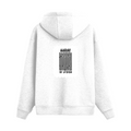 Oversized Hoodie | Relaxed Fit, Drop-Shoulder | 400 GSM Fabric | Warm, Durable | Unisex | Personalized | DTF | Bold | Design | Identity | Everyday | Assertive | Unorthodox By Design - back - White - mockup 2