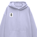 Oversized Hoodie | Relaxed Fit, Drop-Shoulder | 400 GSM Fabric | Warm, Durable | Unisex | Personalized | DTF | Bold | Design | Identity | Everyday | Assertive | Unorthodox By Design - right pocket - Lavender - mockup 4